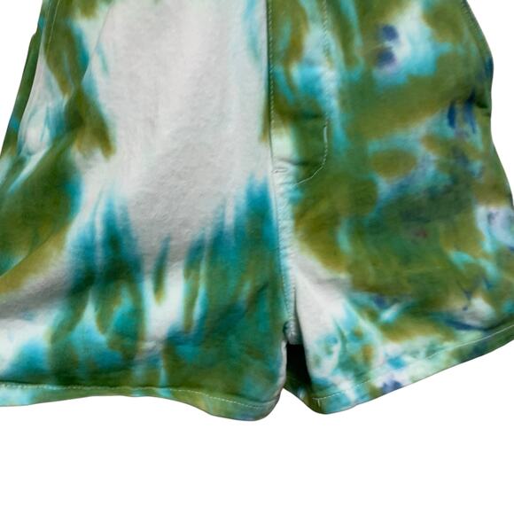 Vintage 90's Absolutely No! Jeans Tie-Dye Overalls Womens Size M/L - Picture 4 of 7